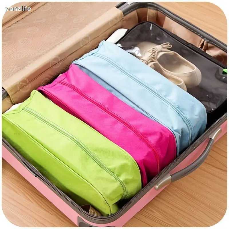 vanzlife storage home hanging organizer travel storage box waterproof dust proof bag for shoe transparent zip lock plastic bag